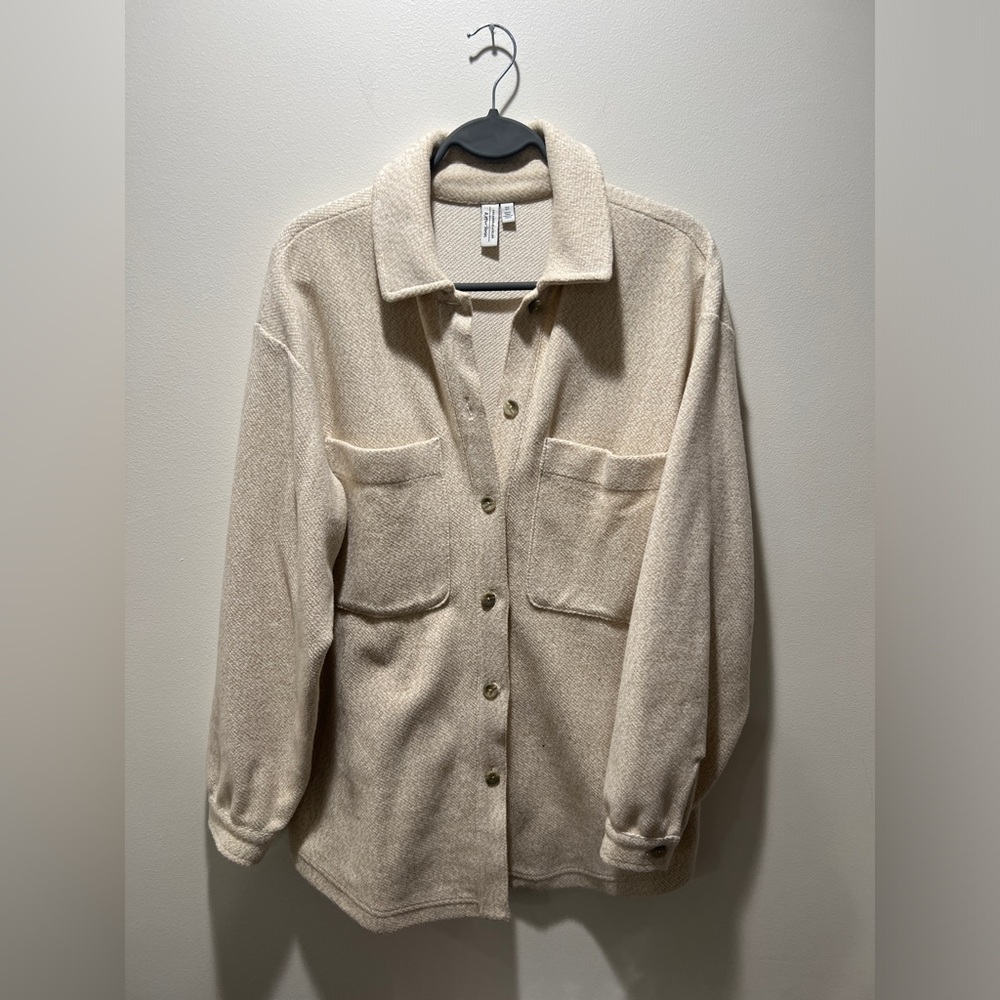 & Other Stories Beige Shacket